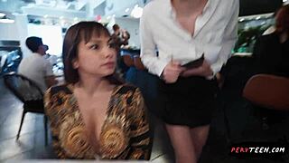 yo, sneaky waitress bangs me hard at restaurant