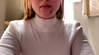 Public teen hardcore banging in tight fitting room