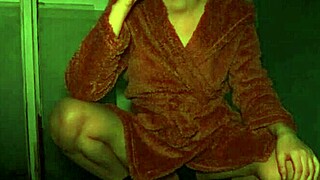 She smokes and spits while strutting in high heels