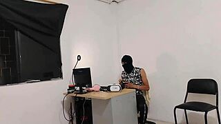 Dark happenings at stepbrothers house: one fucks stepsister, other plays vr, slut enjoys intensely.