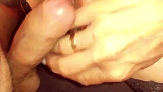 wife in stockings tries herself in filming porn for the first time