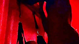 amateur couple handcuffs me, slow strokes big cock to facial cumshot