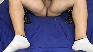 the stepmom sneaks into stepson's bed for sneaky blowjob while husband sleeps