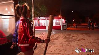 lady medusa as harley quinn hunts big cock nasty