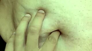 Probing Deep into a Latina Milf's Navel During Massage.