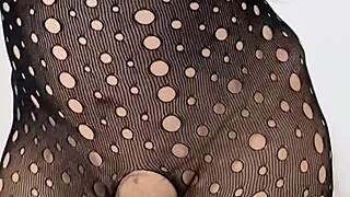 Blonde Mature with Big Ass Seduces in Lingerie for Creampie