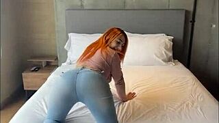 Camila Fernanda - Tiny Colombian with Huge Boobs Deepthroats at Latina Casting