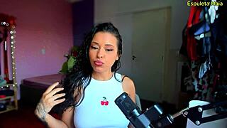 Hot Brunette Talks Dirty to Make You Cum