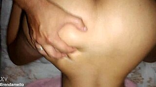 She couldn't hold back her moans in pov sex with boyfriend.