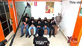 peruvian amateurs nail hot foreign brunettes in steamy casting session