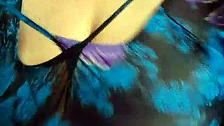 Blonde Teases in Shorts Showing Big Pussy Lips