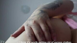 Blonde with Big Tits Dominates with Pussy Face Sitting