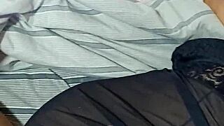 My Pregnant Wife at Six Months Enjoys Anal Creampie in Part 1.