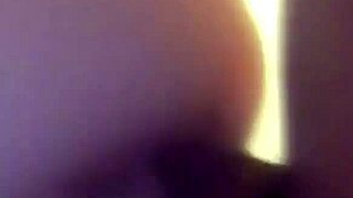 Horny couple fucks hard with interracial blowjob and monster cock