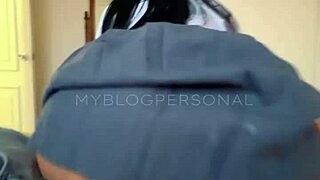 Colombian Teen in Uniform Records Sex in School Patio and Bedroom