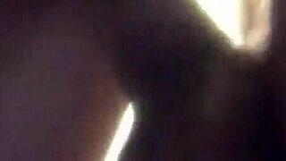 Horny couple fucks hard with interracial blowjob and monster cock