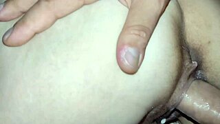 Watch this close-up of a big dick sliding into a milf's tight pussy