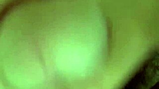 monika fox with tattoo and piercing, licking small cock