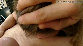 Damn! Granny Peggy Sue sucks cock like a vampire and swallows cum hard!