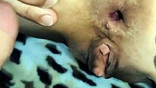 Stunning milf wife slipped into stockings, lured husband into deep anal play. It was unforgettable!