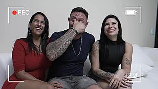 Kel from Macettare Family Ends Interview with Intense Double Penetration Action