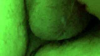 monika fox with tattoo and piercing, licking small cock