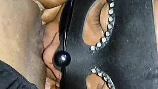 Hijastro Caught Me in Lingerie, Gave Me Rough Ass and Pussy Licking, Tore My Virgin Ass