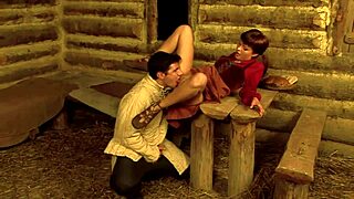 Anal pounding in the barn with a wild amateur whore craving deep thrusts