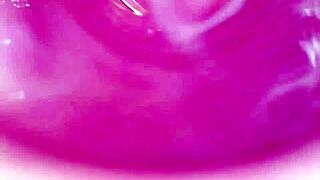 Camera zooms deep into wet pussy for an intense female orgasm! 😱