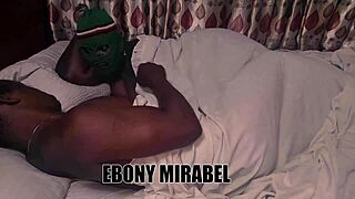 Ebony Housewife Takes Monster Cock Anal