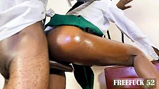 School boyfriend bends me over for best doggy pounding ever