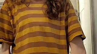 Why does stepbrother join milf and neighbor for creampie threesome?