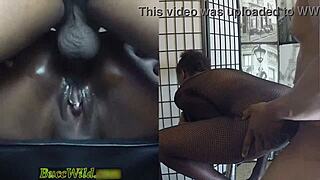 Barstool anal orgasm makes ghetto girl drip with grool