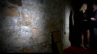 French Blonde and Brunette Wife in Lingerie for Cuckold Night in Paris