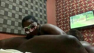 Blow Job Giving Girlfriend Satisfies with Skill