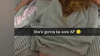 Cheating College Girlfriend Banged on Snapchat to Settle Debt Hard