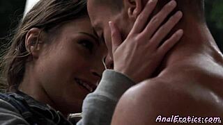 anally banged beauty takes a hot cumshot outdoors after wild fun