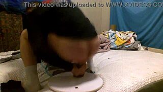 I’m obsessed with anal play using a huge dildo at home. My muscular body craves more!