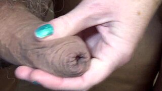 Old Married Couple Explores Fingering and Kissing on Wedding Day