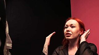 oh my god, redhead loses blowjob virginity with deepthroat moaning!