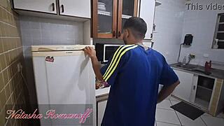 Helping Stepmom With Her Workout Riding