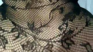 Big ass mature woman in lingerie craving cum inside.