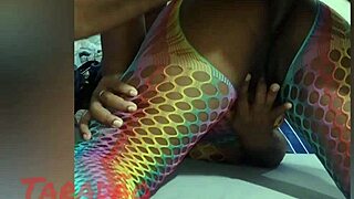 Ebony Pussy Licked and Assfucked with Handjob