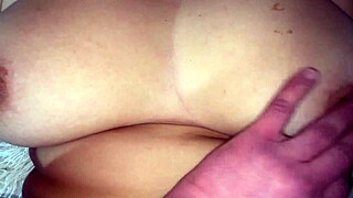 village lovers have hot sex, cumming in tight pussy