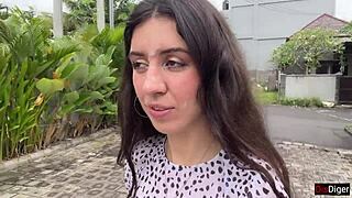 Slutty babysitter has to bang her boss hard to save her job in public