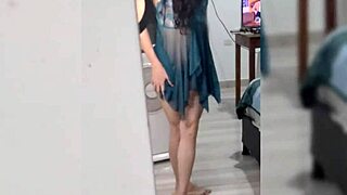 pretty girl dances in lingerie, you won't believe the softcore twist