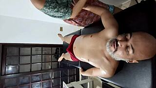 Boldly ripping naive masseuse's clothes for oiled touch and forced sex