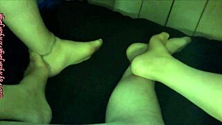 Milf In Nylon Stockings Crossdressing With German Amateur Feet Worship!