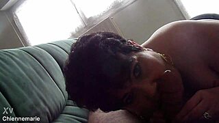 Amateur Receives Facial Cumshot After Intense Blowjob
