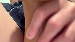 Scarlet needed more, so watch her tight pussy get filled with cum